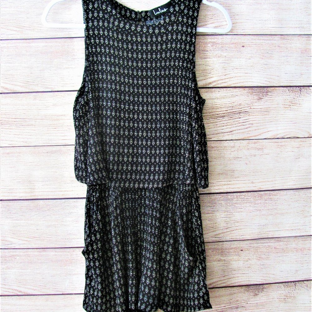 NWOT Lulus Creative Approach Arrow Print Romper - Picture 3 of 7